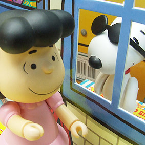 SNOOPY&amp;LUCY 큐브릭세트
